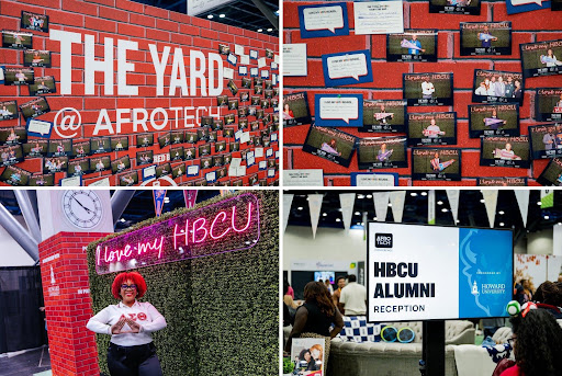 The Yard at AfroTech 2025, a gathering space for HBCU alumni.